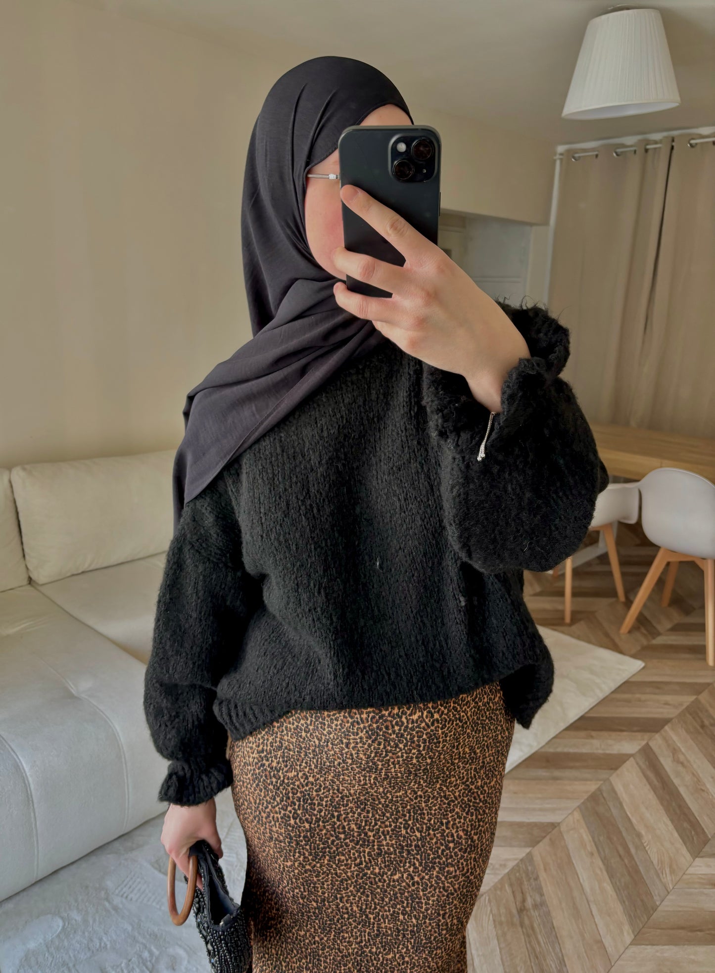 Jupe Longue Coupe Sirène Léopard