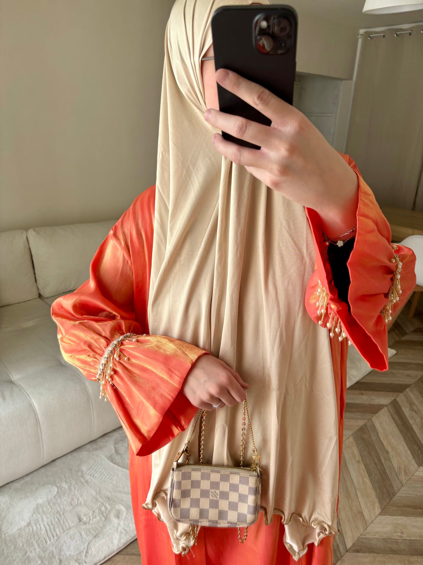 Abaya Satinée