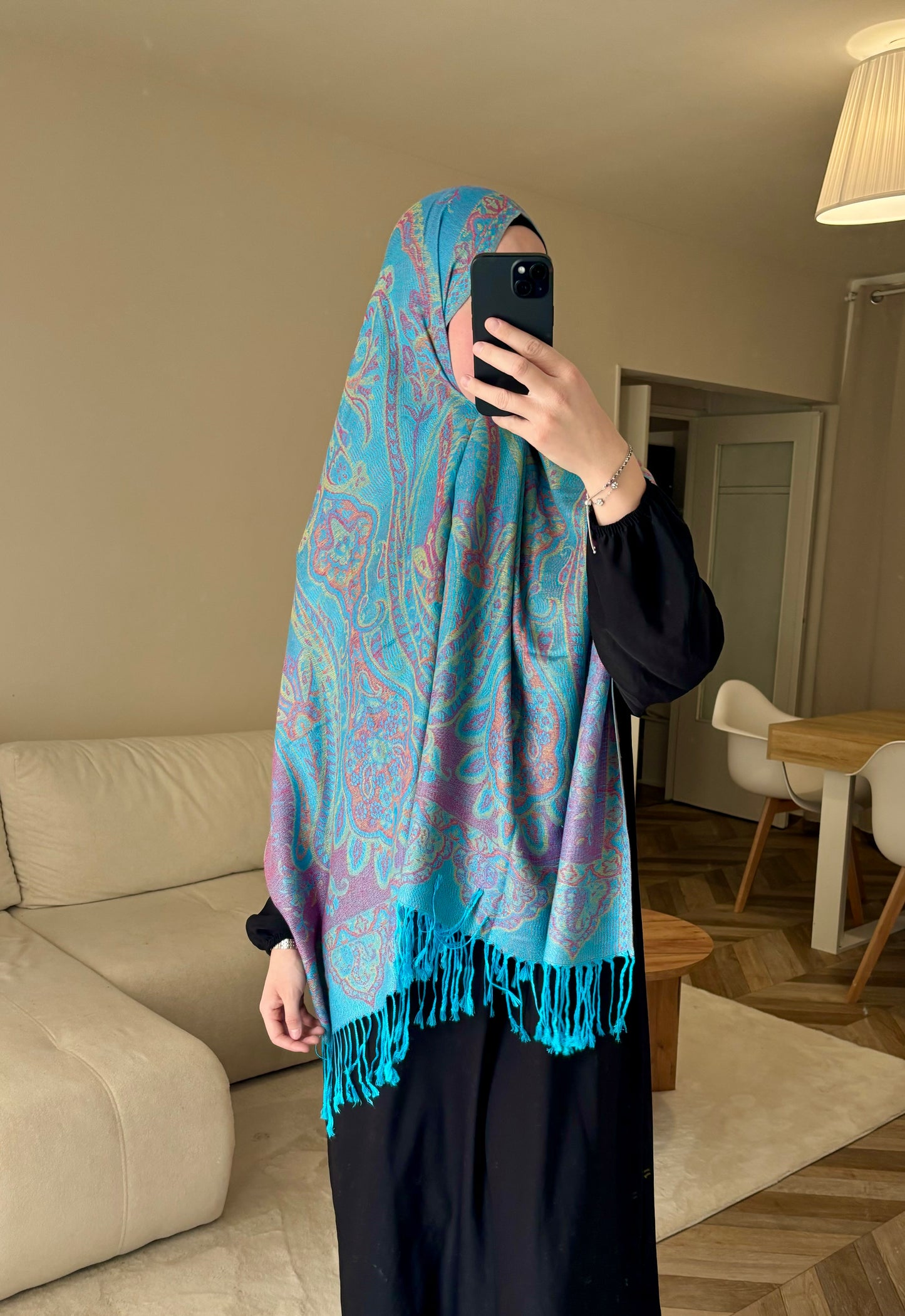 Pashmina Bleu